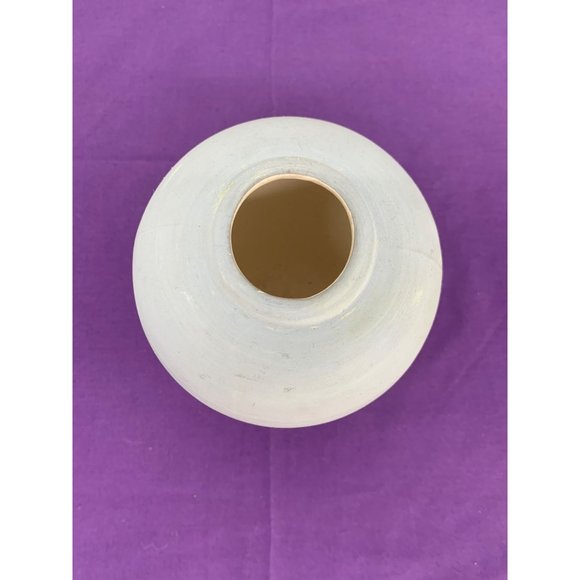 Native American Handmade Pottery Signed Todiic Wiind Southwestern 5" Vase Blue B - Picture 2 of 14